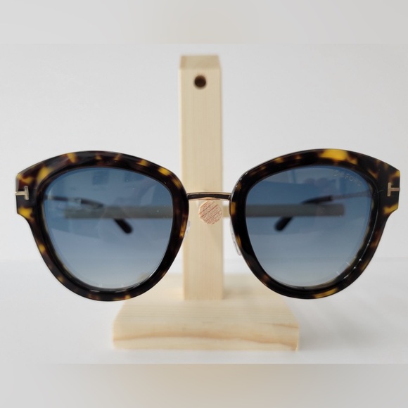 Tom Ford Mia TF-574 Sunglasses Dark Havana 52P New
